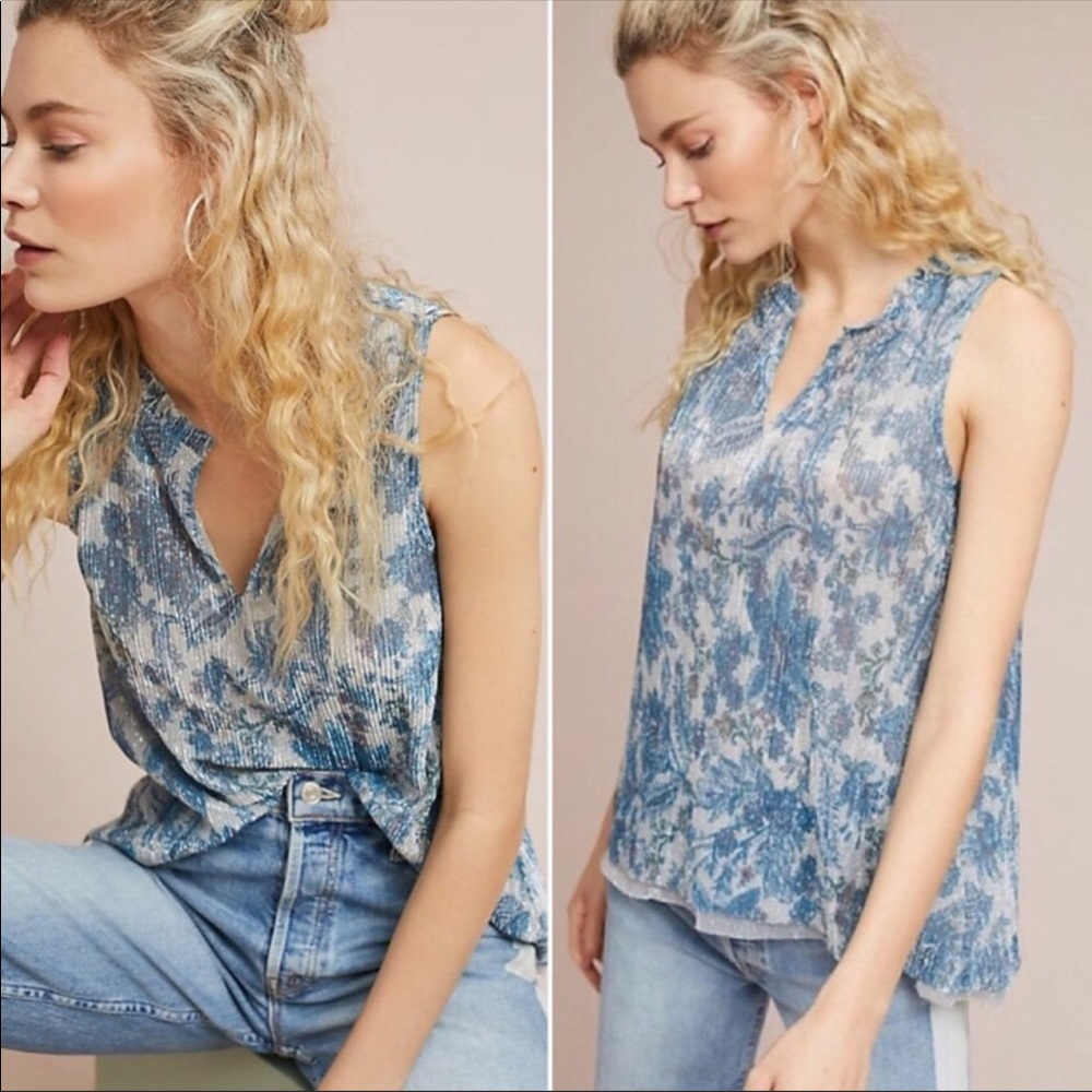 Anthropologie | Vanessa Virginia Grand Cayman Top